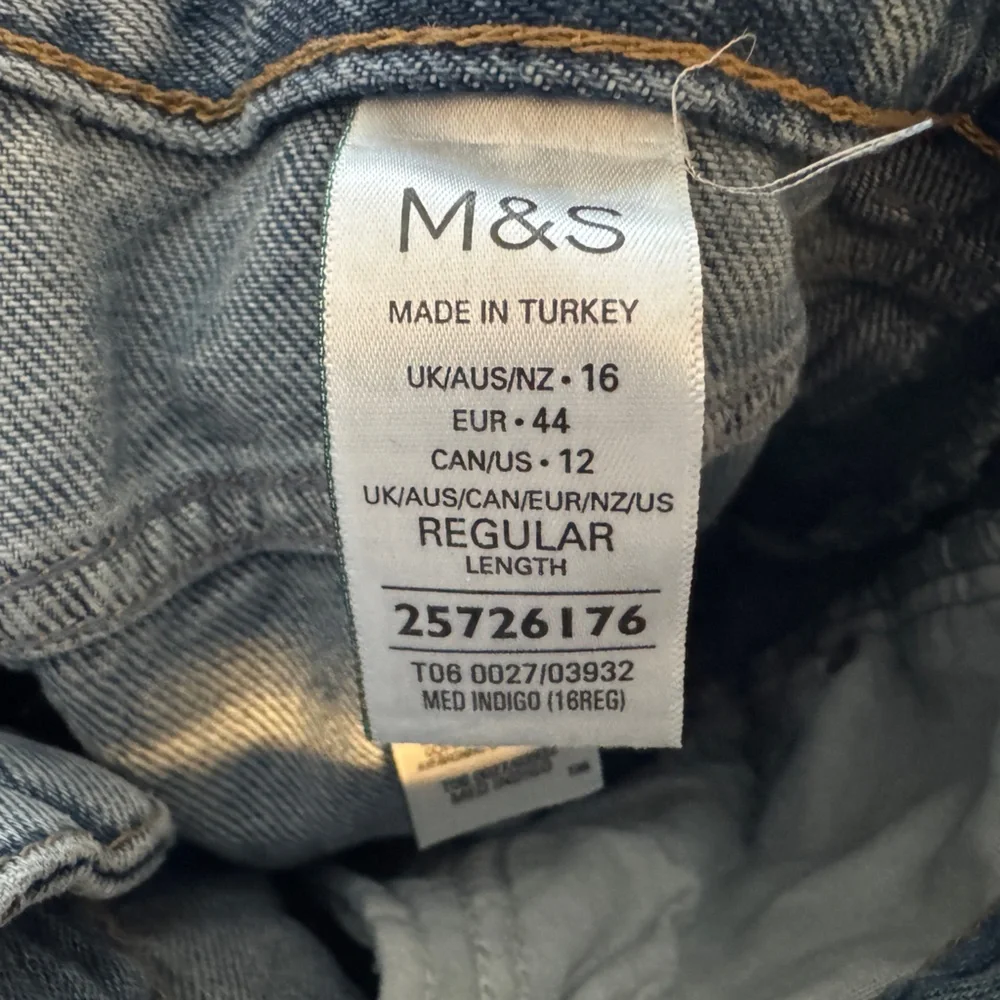 NWT Sienna Miller x Marks & Spencer Barrel Jeans M&S US 12 / UK 16
